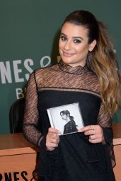 Lea Michele - Autograph Signing at Barnes & Noble in New York 04/28/2017