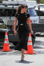 Lea Michele - Filming for EXTRA TV Show in Los Angeles 4/13/2017