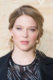 Lea Seydoux at Louis Vuitton Dinner Party, Louvre in Paris 4/11/2017