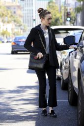 Lily Collins Casual Style - Beverly Hills 4/4/2017 
