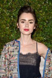 Lily Collins is Stylish - Celebration of Chanel