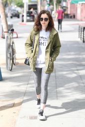 Lily Collins - Leaves the Gym in West Hollywood, CA 4/24/2017