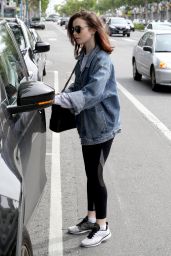 Lily Collins - Out in West Hollywood 4/9/2017