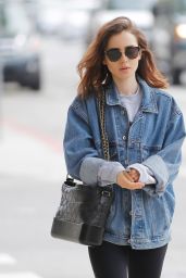 Lily Collins - Out in West Hollywood 4/9/2017