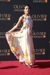 Lily Frazer On Red Carpet – Olivier Awards in London 4/9/2017