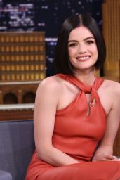 Lucy Hale Appeared on The Tonight Show Starring Jimmy Fallon in NYC, April 2017