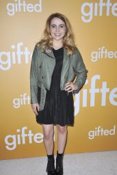 Mae Whitman at “Gifted” Premiere in Los Anegeles 4/4/2017