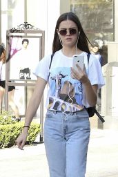 Maia Mitchell Chatting On Her iPhone - Shopping at The Grove in West Hollywood 4/5/2017