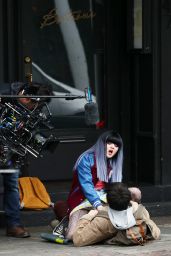 Maisie Williams on the Set With Asa Butterfield in Upstate New York 04/26/2017