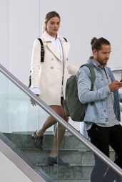 Margot Robbie and Husband Tom Ackerley - Catch a Flight out of New York 04/26/2017