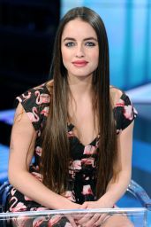 Matilde Gioli Appeared on "Che tempo che fa" TV Show in Milan 4/2/2017