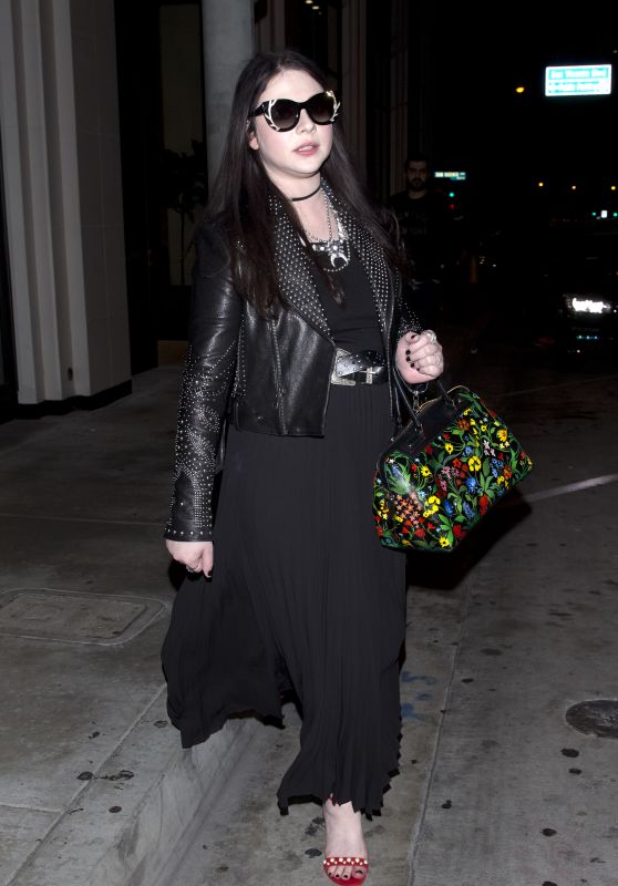 Michelle Trachtenberg - Leaving Catch Restaurant in West Hollywood 4/13/2017