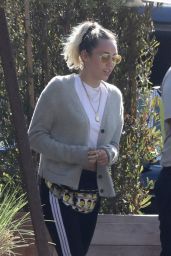 Miley Cryus, Tish Cyrus, Noah Cyrus at Soho Beach House in Malibu 4/9/2017