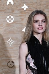 Natalia Vodianova at Louis Vuitton Dinner Party, Louvre in Paris 4/11/2017