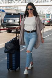 Olivia Munn at LAX Airport in Los Angeles 4/16/2017 