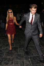 Paris Hilton and Boyfriend Chris Zylka Party at Tao Night Club 4/4/2017
