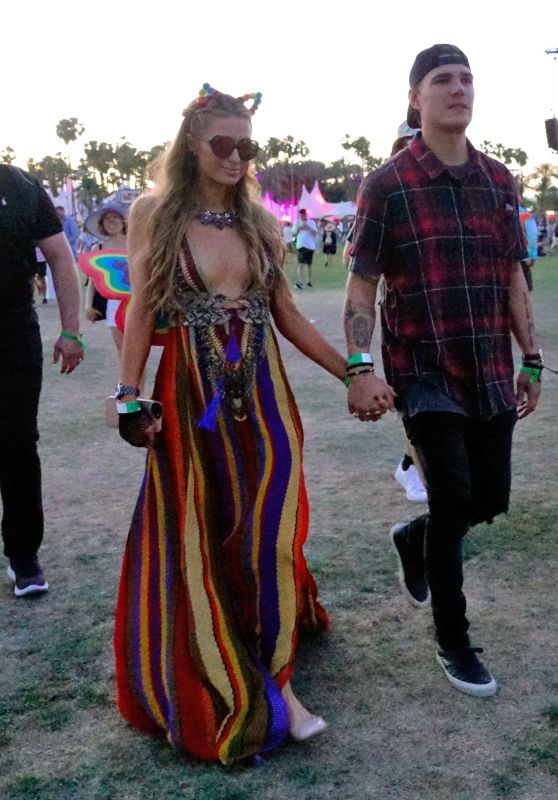 Paris Hilton at Coachella in Indio 4/14/