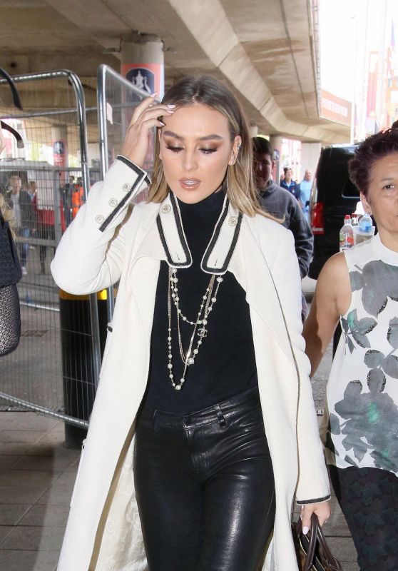 Perrie Edwards - Arriving at Wembley Stadium in London 4/23/2017