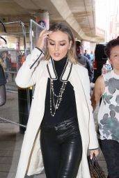 Perrie Edwards - Arriving at Wembley Stadium in London 4/23/2017