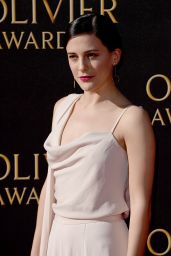 Phoebe Fox on Red Carpet at Olivier Awards 2017 in London