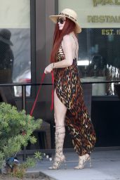 Phoebe Price - Walking Her Dog in Beverly Hills 4/20/2017
