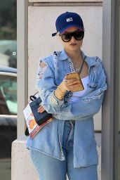 Pia Mia in Jeans  - Goes Shopping in Beverly Hills 4/5/2017