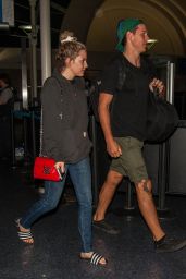 Riley Keough and Her Husband Ben Smith-Petersen at LAX in LA 4/10/2017