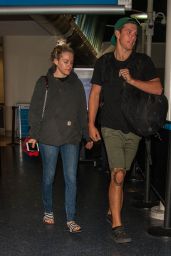Riley Keough and Her Husband Ben Smith-Petersen at LAX in LA 4/10/2017