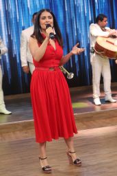 Salma Hayek - Despierta America TV Show in Miami 04/24/2017