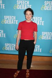 Sarah Steele at “Speech & Debate” Premiere in New York 4/2/2017