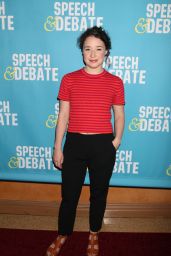 Sarah Steele at “Speech & Debate” Premiere in New York 4/2/2017