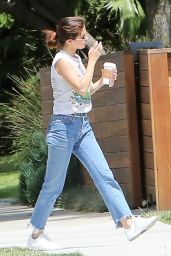 Selena Gomez Street Style - Arrives at a Studio in Los Angeles 04/26/2017 