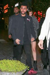 Selena Gomez With The Weeknd at TAO Beauty & Essex in Hollywood 4/6/2017