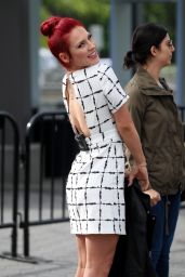 Sharna Burgess - "Extra" Appearance at Universal Studios in Hollywood, March 2017
