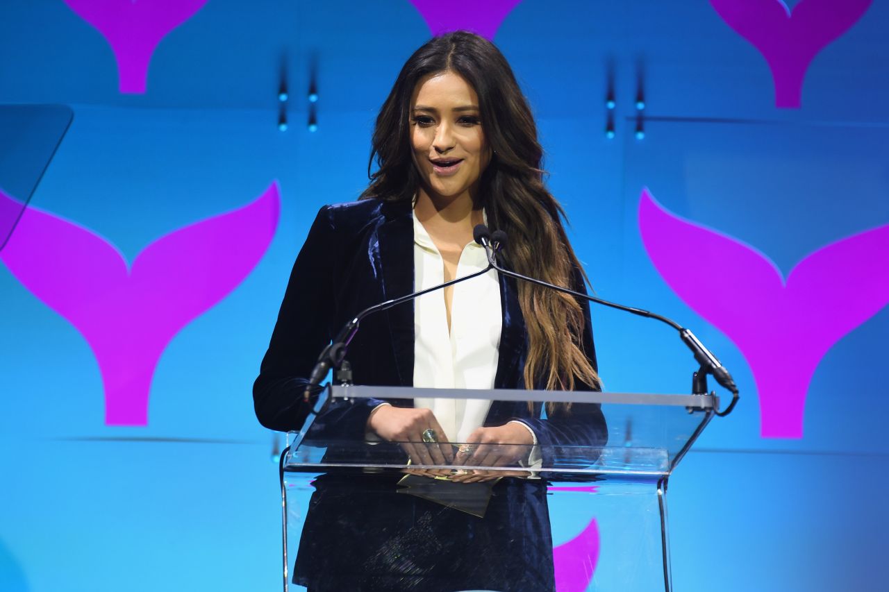 Shay Mitchell - SHORTY Awards 2017 in New York City • CelebMafia