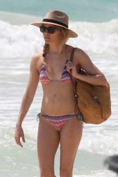 Sienna Miller Bikini Candids - Beach in Cancun 4/5/2017