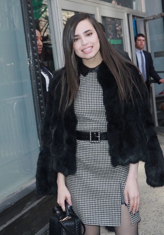 Sofia Carson Chic Outfit - AOL Build Studios in NYC 3/10/2017 