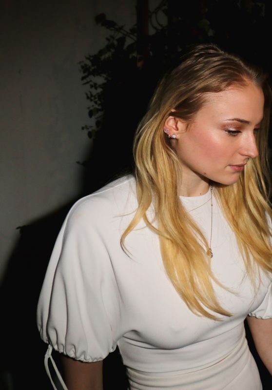 Sophie Turner - Arrives at the Flaunt and Guess Celebration of the Alternative Facts Issue, LA 4/11/2017