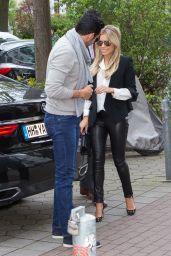 Sylvie Meis and Charbel Aouad - Out in Hamburg 4/13/2017