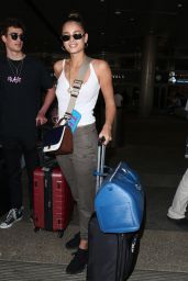 Taylor Hill at LAX Airport in Los Angeles, April 2017