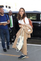 Troian Bellisario Travel Outfit - at LAX Airport 4/5/2017