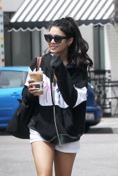 Vanessa Hudgens Grabs an Iced Drink From Alfred