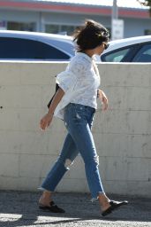 Vanessa Hudgens on Her Way to Get Coffee in Los Angeles 04/27/2017