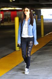 Victoria Justice - Leaving a Parking Garage in Los Angeles, APril 2017 ...