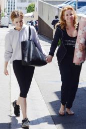 Zoey Deutch With Her Mother - Beverly Hills 4/13/2017