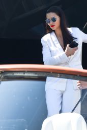 Adriana Lima and Carmen Jorda on a Yacht in Monte Carlo 05/28/2017