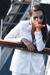 Adriana Lima and Carmen Jorda on a Yacht in Monte Carlo 05/28/2017