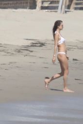 Alessandra Ambrosio Bikini Candids - Beach in Malibu 05/28/2017