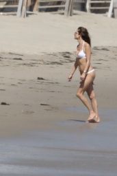 Alessandra Ambrosio Bikini Candids - Beach in Malibu 05/28/2017