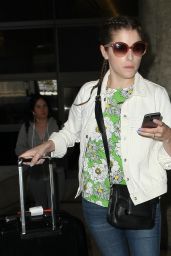 Anna Kendrick Arriving at LAX Airport in LA 05/16/2017